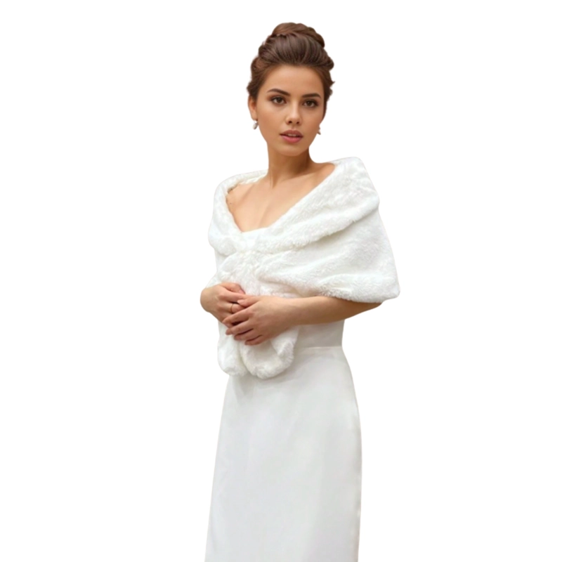 TAPADO ESTOLA ELEGANTE ENVOLVENTE ESTILO PELUCHE 6061 - 2