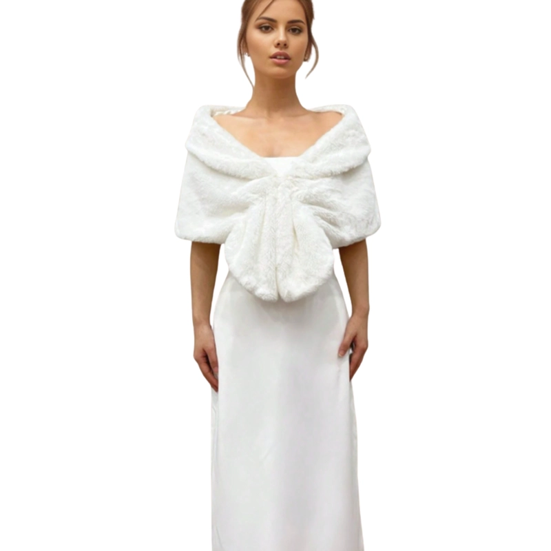 TAPADO ESTOLA ELEGANTE ENVOLVENTE ESTILO PELUCHE 6061 - 3
