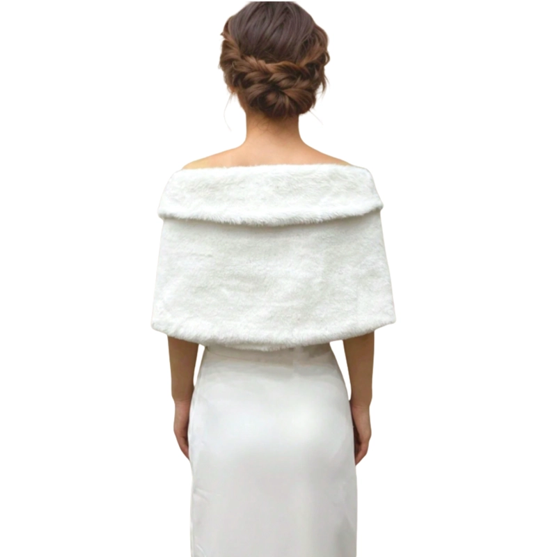 TAPADO ESTOLA ELEGANTE ENVOLVENTE ESTILO PELUCHE 6061 - 4