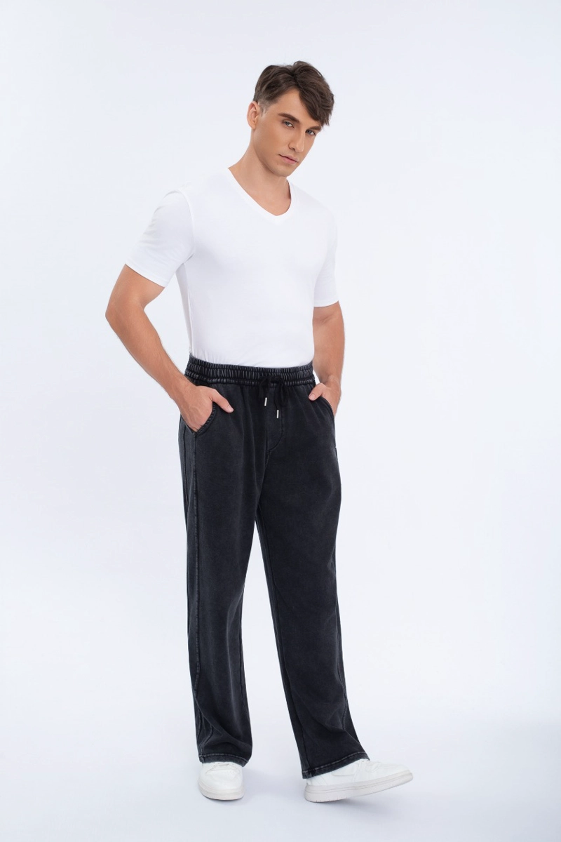PANTALON HOMBRE RECTO TIPO JEANS PRIMAVERA VERANO MEZCLILLA 4004 - 1