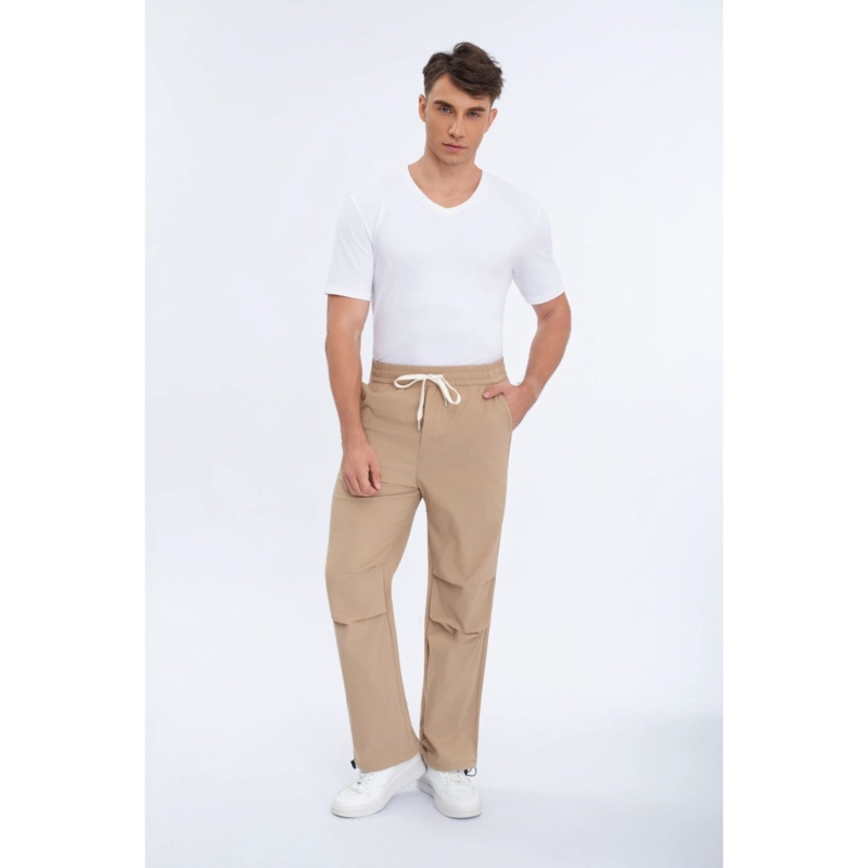 PANTALON HOMBRE ELASTICADO RECTO PUÑO AJUSTABLE 4008 - 1