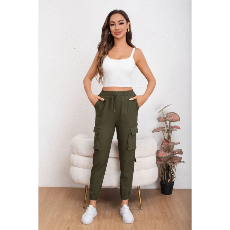 PANTALON MUJER LEGGINS CARGO ELASTICADOS TELA JEANS 2010 - 1