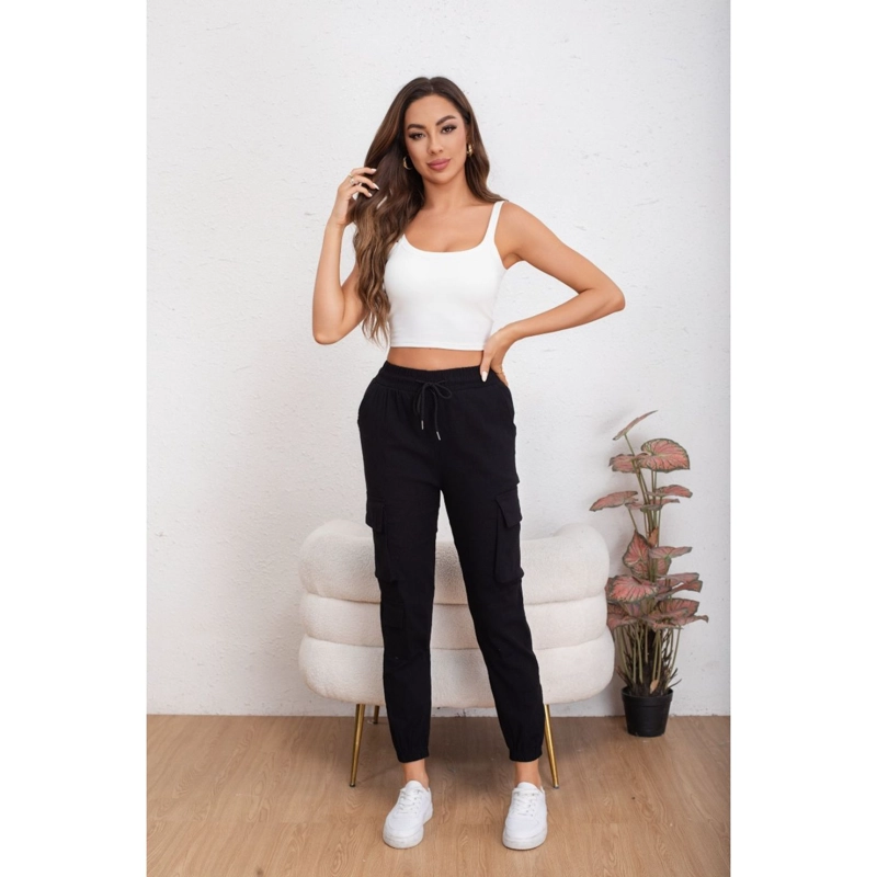 PANTALON MUJER LEGGINS CARGO ELASTICADOS TELA JEANS 2010 - 1