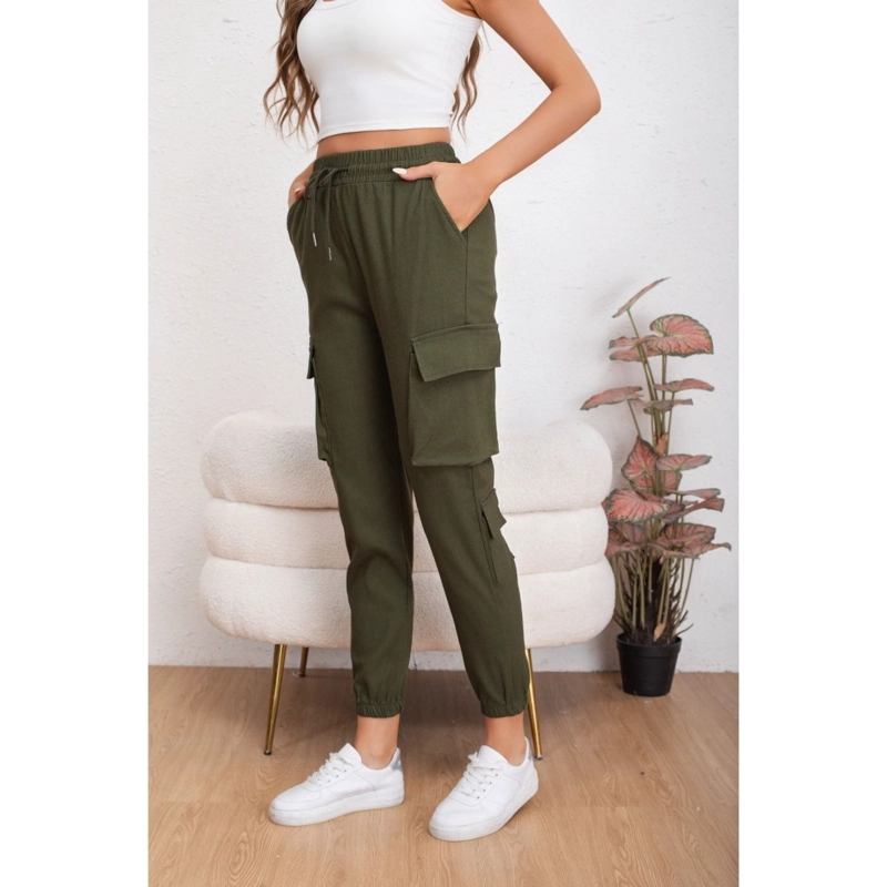 PANTALON MUJER LEGGINS CARGO ELASTICADOS TELA JEANS 2010 - 3