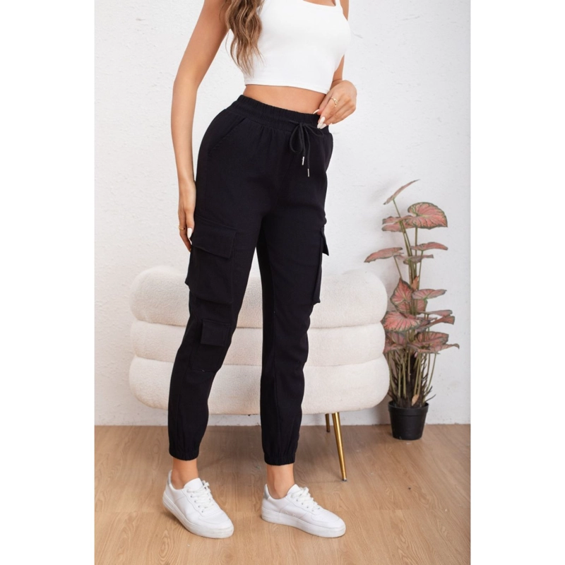 PANTALON MUJER LEGGINS CARGO ELASTICADOS TELA JEANS 2010 - 3