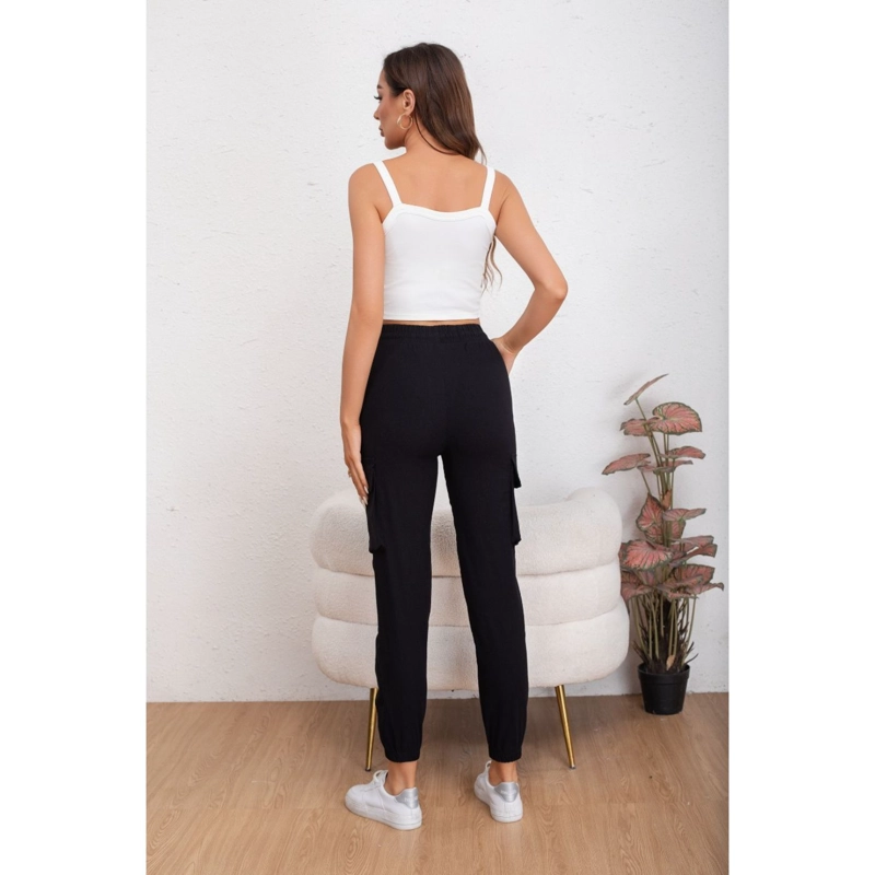 PANTALON MUJER LEGGINS CARGO ELASTICADOS TELA JEANS 2010 - 4