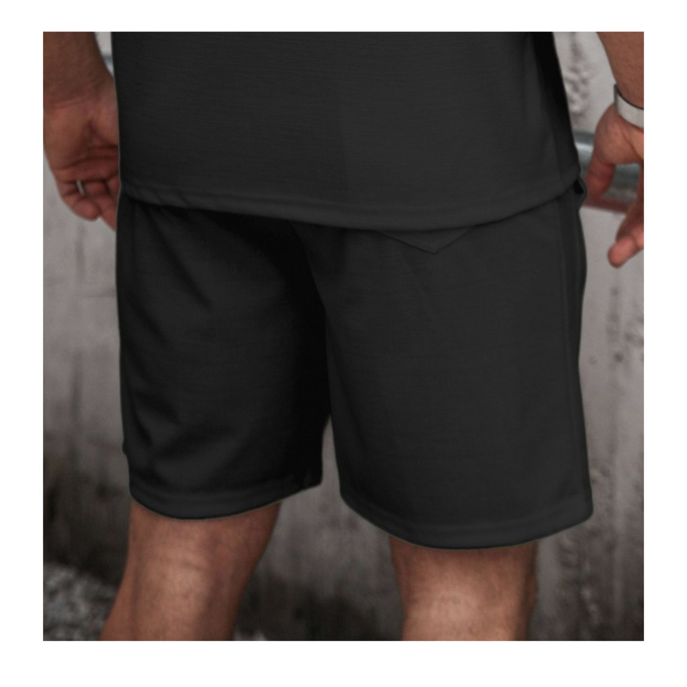 SHORT HOMBRE BERMUDA TIPO LINO TENDENCIA URBANA LISO 0266 - 3
