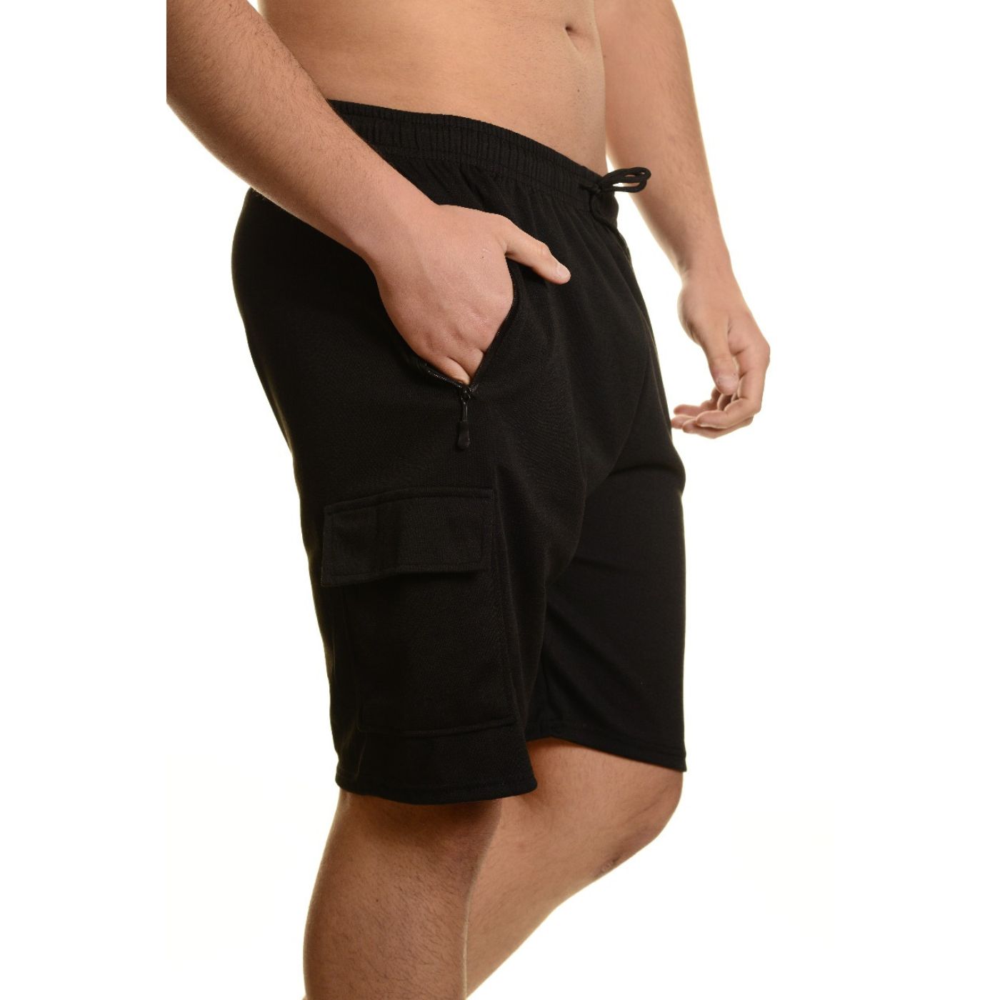 SHORT BERMUDA DEPORTIVO CARGO HOMBRE BOLSILLOS CIERRE 7005 - 3