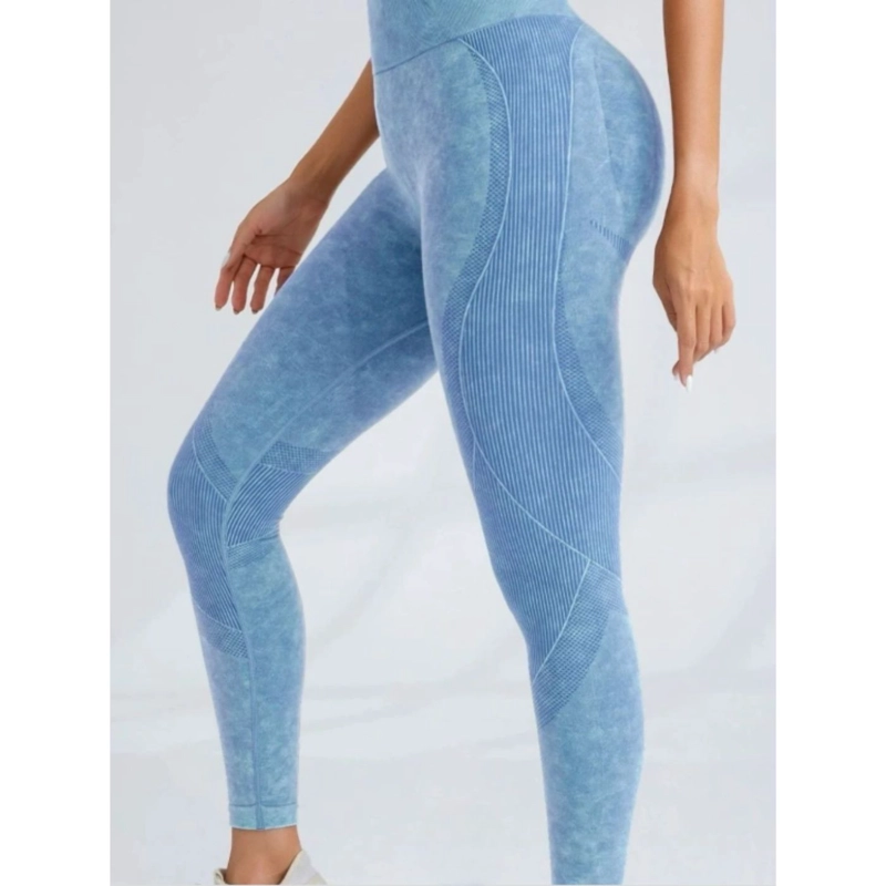 CALZA MUJER GYM FITNESS DEPORTIVA TIRO ALTO LEVANTA COLA 9001 - 3