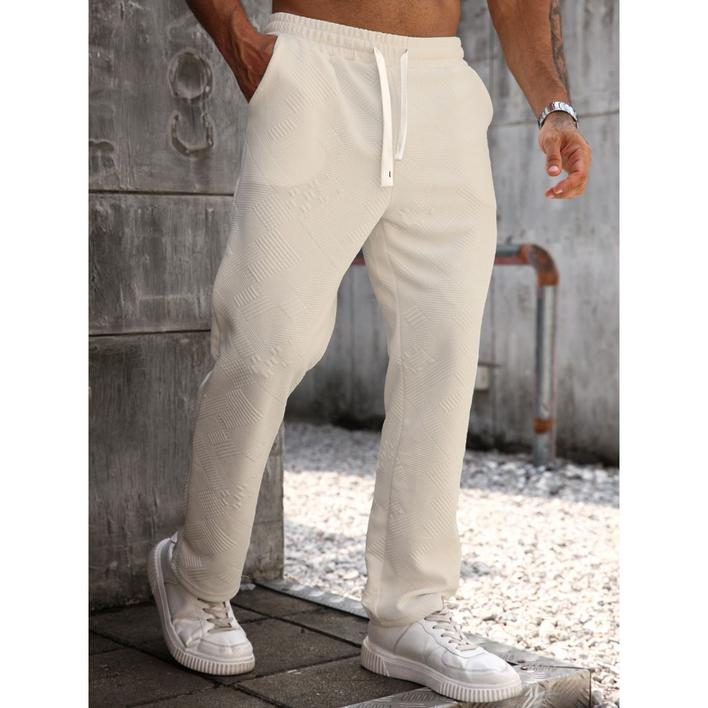 PANTALON RECTO HOMBRE CASUAL UNICOLOR TENDENCIA 0272 - 1