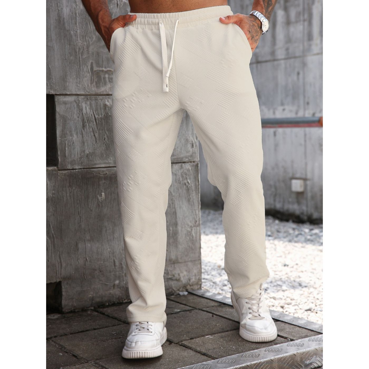 PANTALON RECTO HOMBRE CASUAL UNICOLOR TENDENCIA 0272 - 2