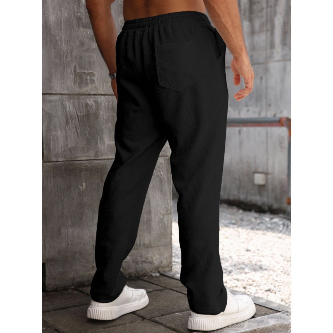 PANTALON RECTO HOMBRE CASUAL UNICOLOR TENDENCIA 0272 - 4