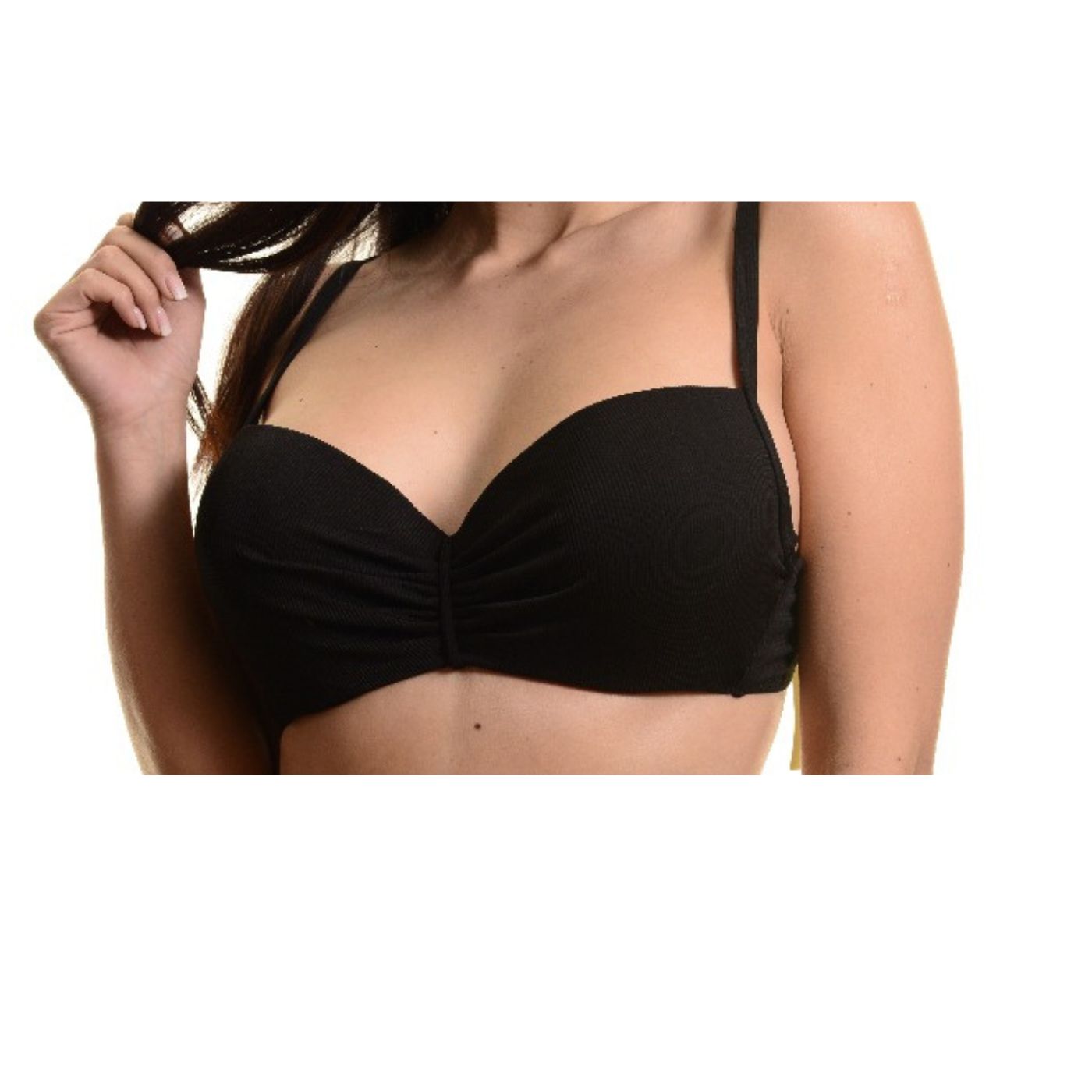 TRAJE DE BAÑO MUJER ACANALADO BIKINI TIRO ALTO 8334 - 3