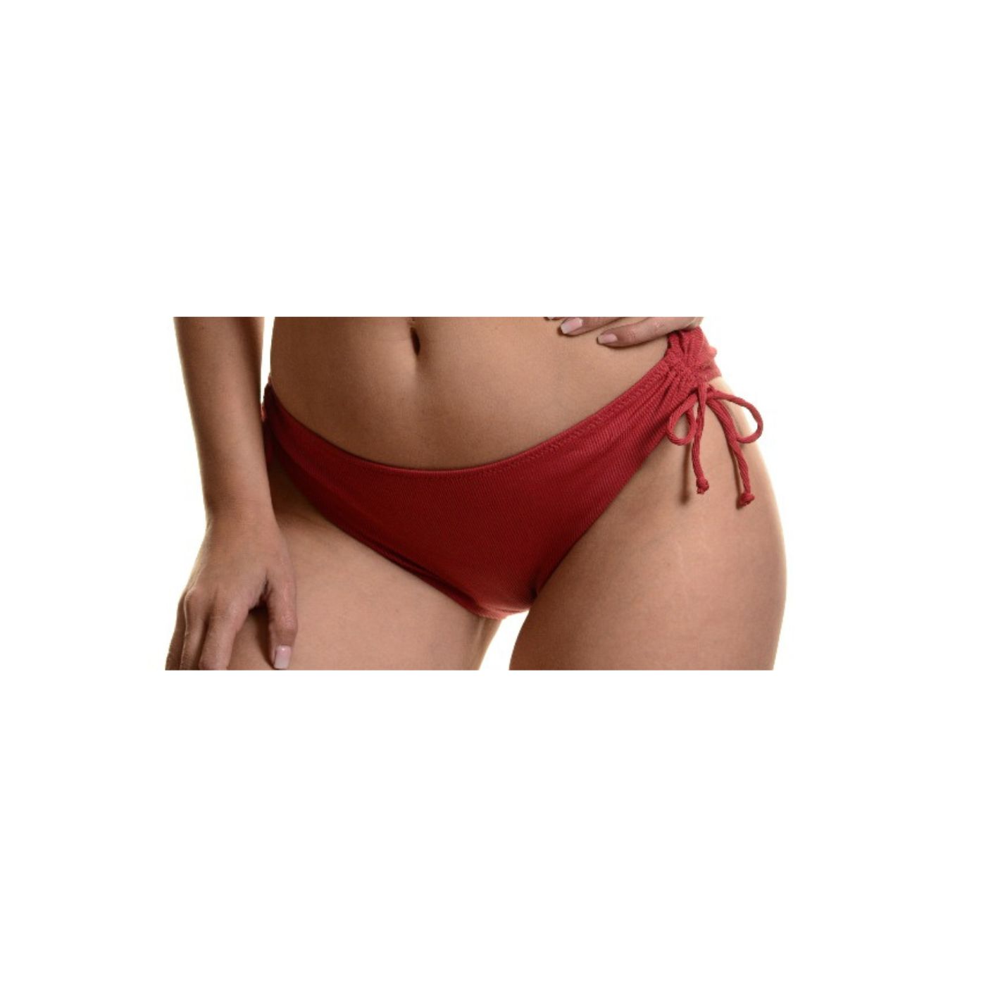 TRAJE DE BAÑO MUJER ACANALADO BIKINI TIRO ALTO 8334 - 4