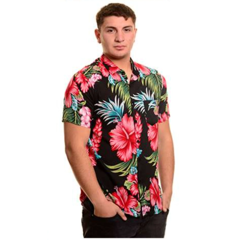 CAMISA HOMBRE GUAYABERA MANGA CORTA FASHION DISEÑO BOTONES 097 - 1