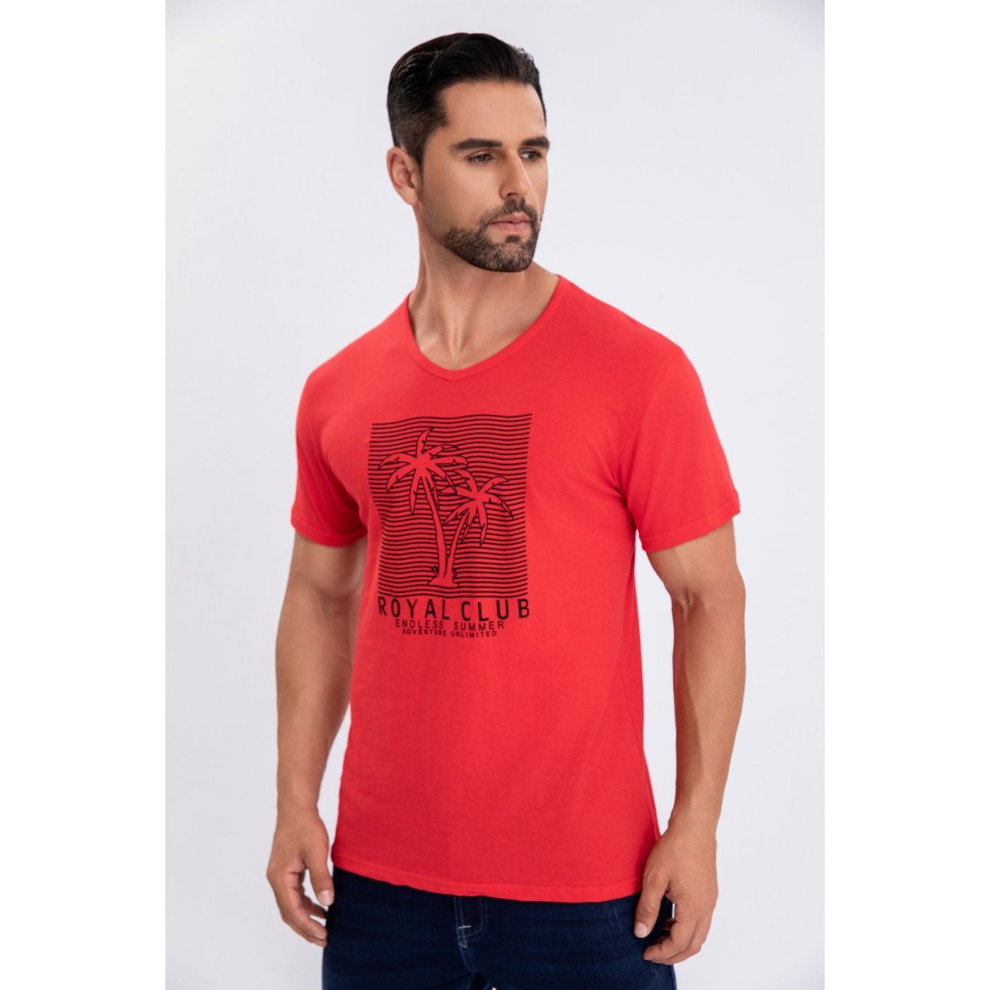 POLERA HOMBRE ALGODON MANGA CORTA CUELLO POLO DISEÑOS 6260 - 1
