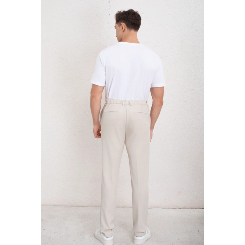 PANTALON DE VESTIR CLASICO HOMBRE FORMAL RECTO BOTON 6010 - 4