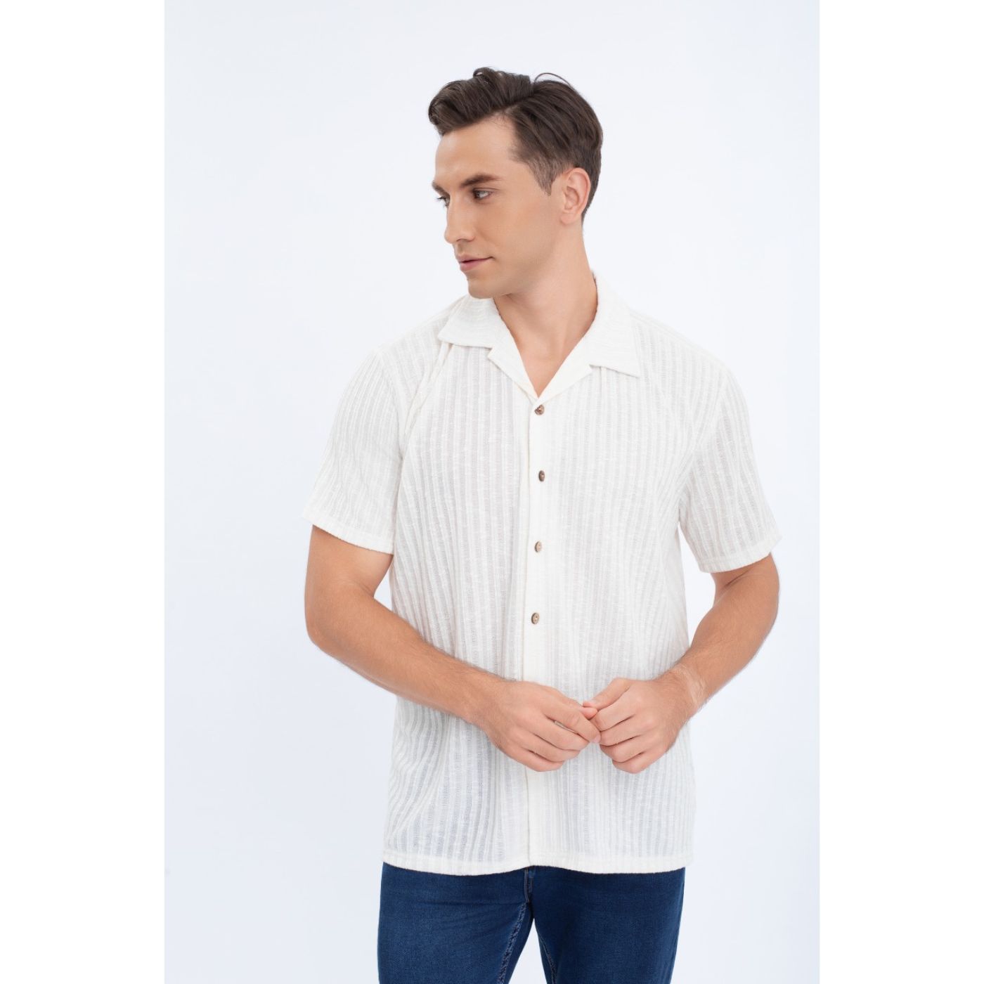 CAMISA HOMBRE REGULAR FIT VERANO FASHION CALIDAD 0175 - 2
