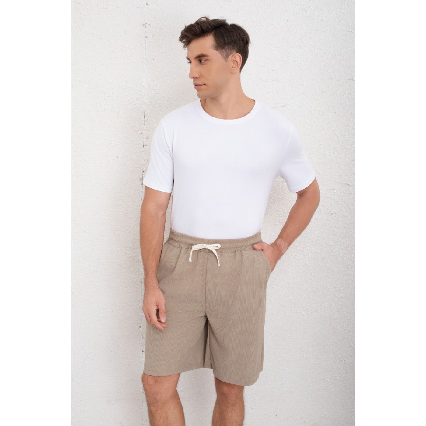 SHORT HOMBRE BERMUDA HOLGADO PANTALON CORTO CASUAL 7149 - 3