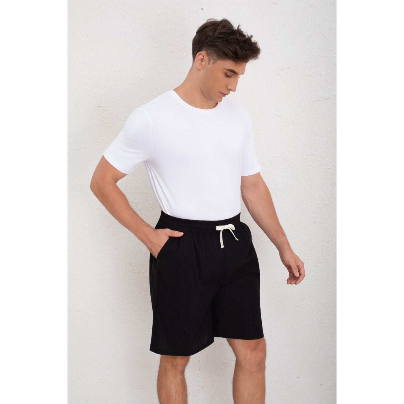 SHORT HOMBRE BERMUDA HOLGADO PANTALON CORTO CASUAL 7149 - 3