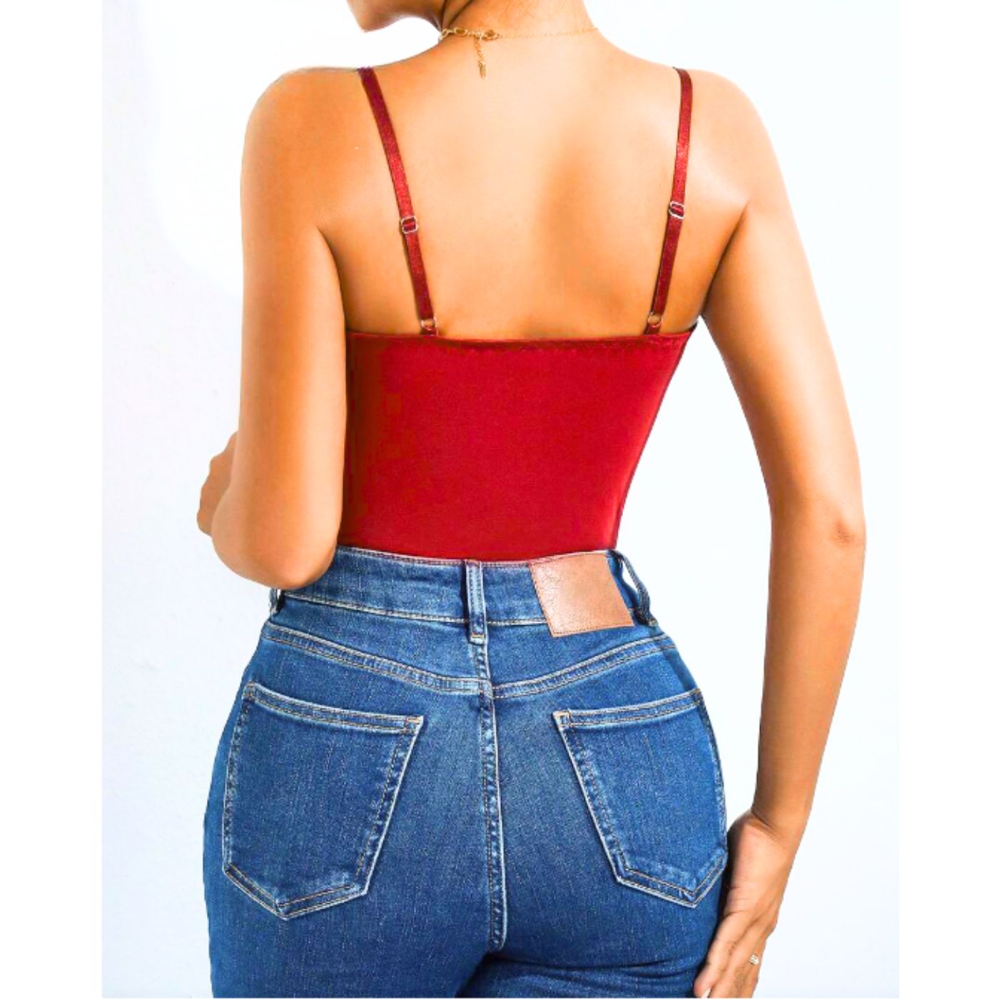 BODY MUJER TIRANTES TIPO CORSE T SUJETADOR SEXY BRILLOS MODA 9008 - 4