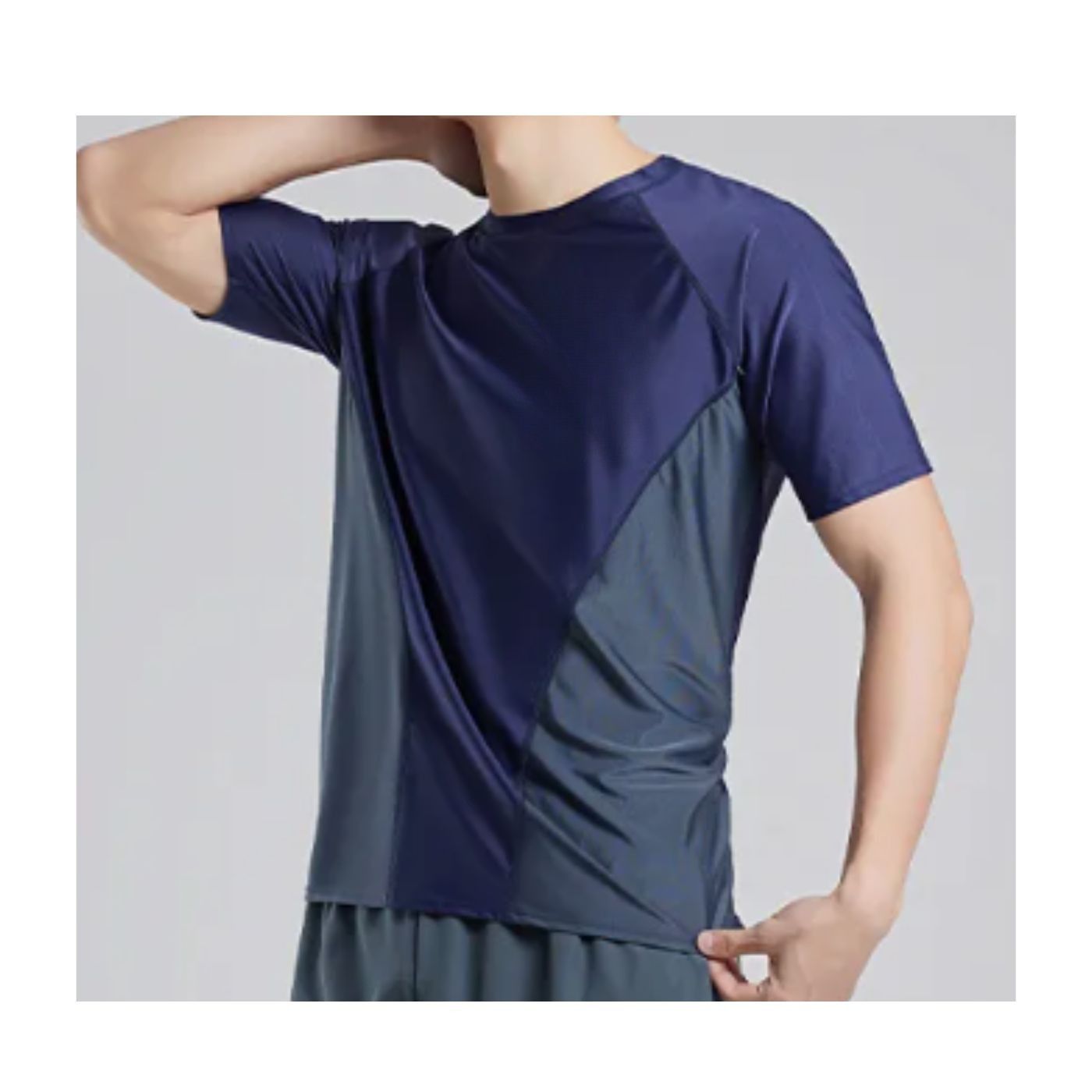 CONJUNTO DE BAÑO HOMBRE SHORT POLERA Y GORRO SECADO RAPIDO 8001 - 2
