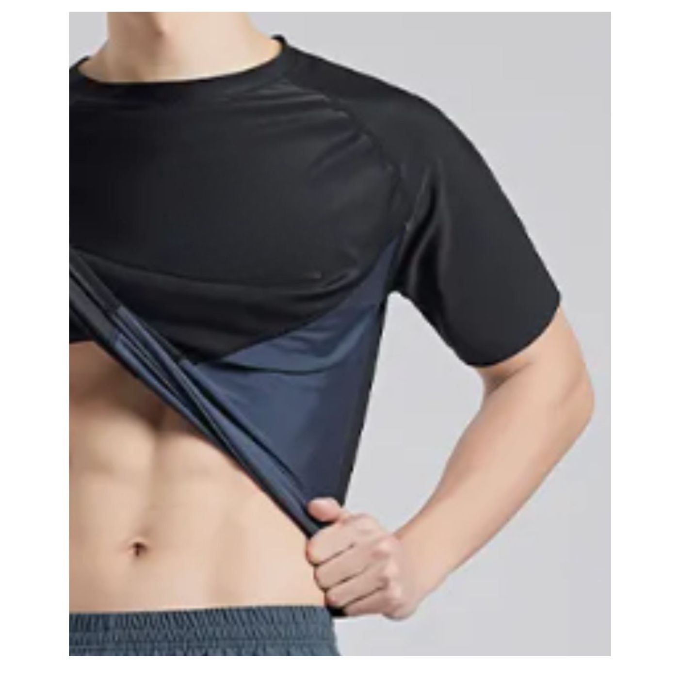 CONJUNTO DE BAÑO HOMBRE SHORT POLERA Y GORRO SECADO RAPIDO 8001 - 2