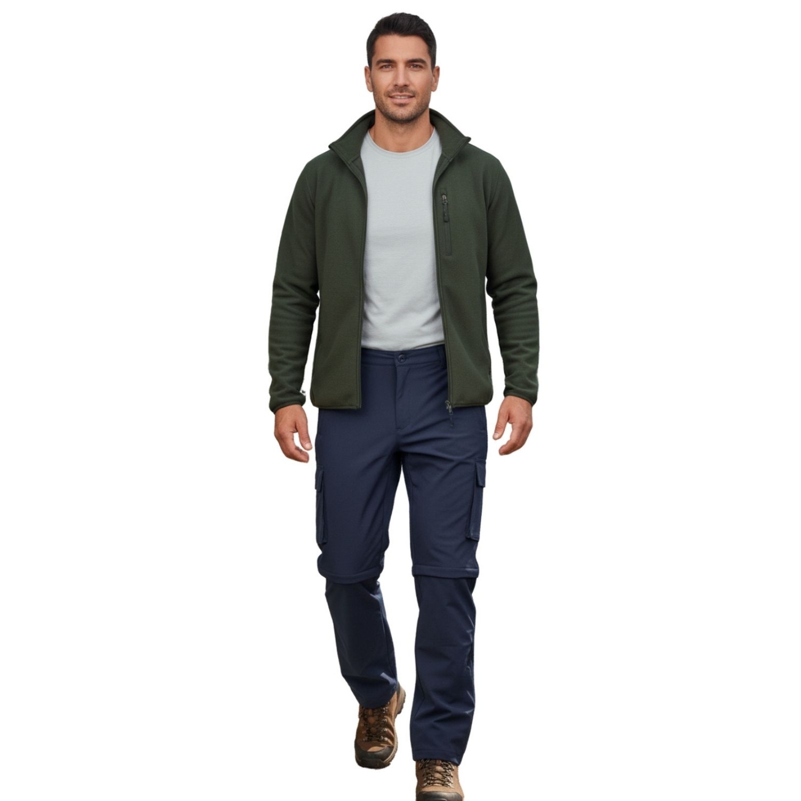 PANTALON SOFTSHELL HOMBRE VERANO BOLSILLOS CARGO 801 - 2