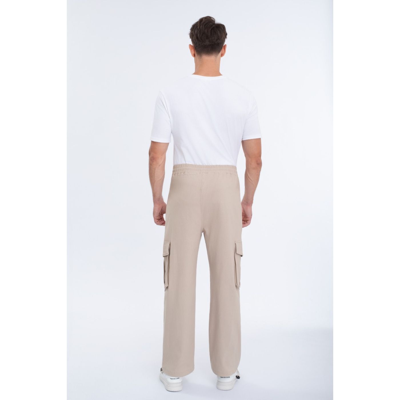 PANTALON HOMBRE ELASTICADO RECTO PUÑO AJUSTABLE CARGO 5001 - 4