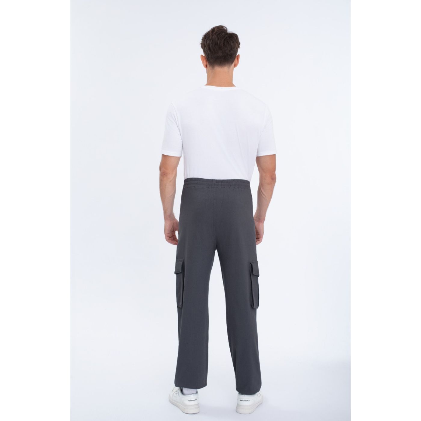 PANTALON HOMBRE ELASTICADO RECTO PUÑO AJUSTABLE CARGO 5001 - 4