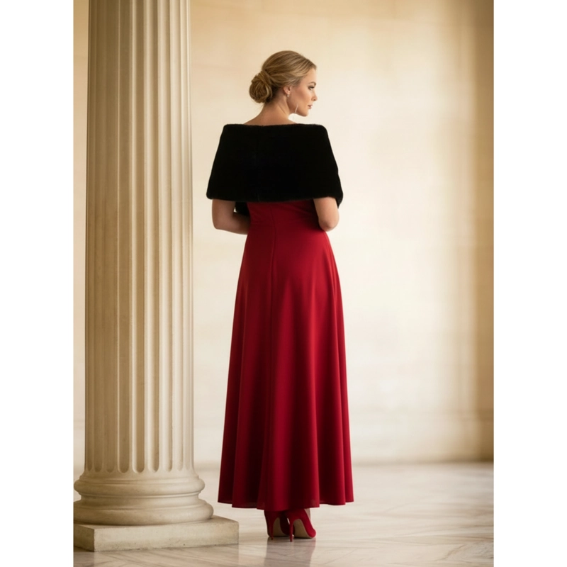 TAPADO ESTOLA ELEGANTE ENVOLVENTE ESTILO PELUCHE 6062 - 4