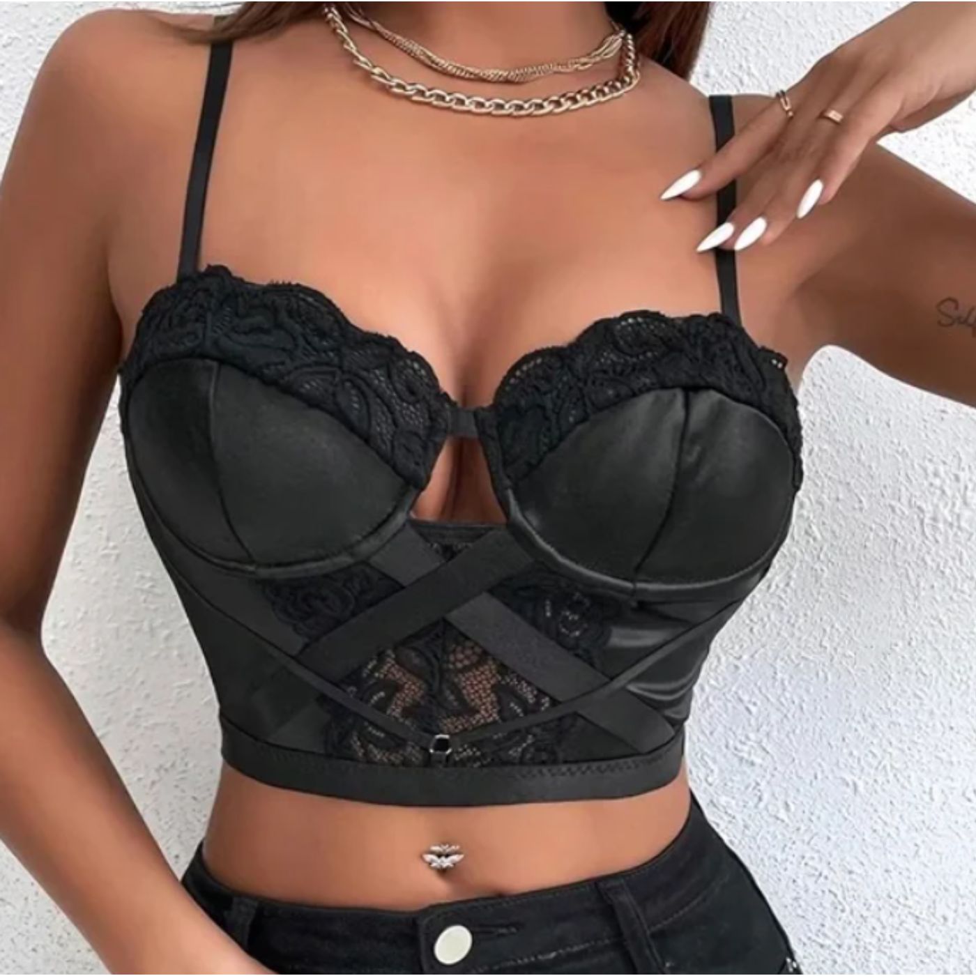TOP TIRANTES MUJER CORSE T SUJETADOR SEXY MODA 9007 - 2