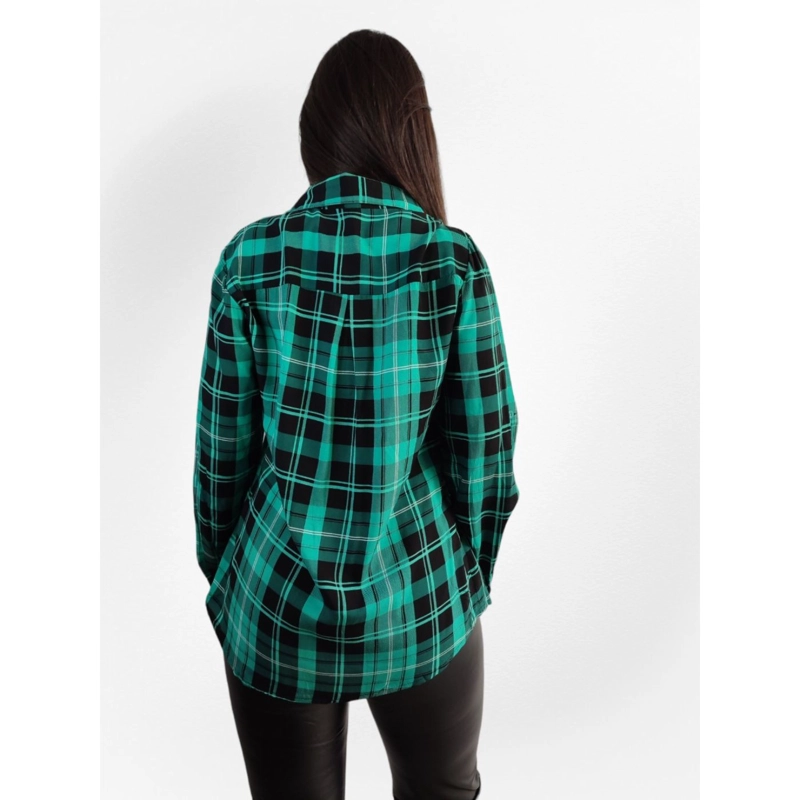 BLUSA MUJER MANGA LARGA CUADRILLE  LEÑADORA COLORES 5060 - 3