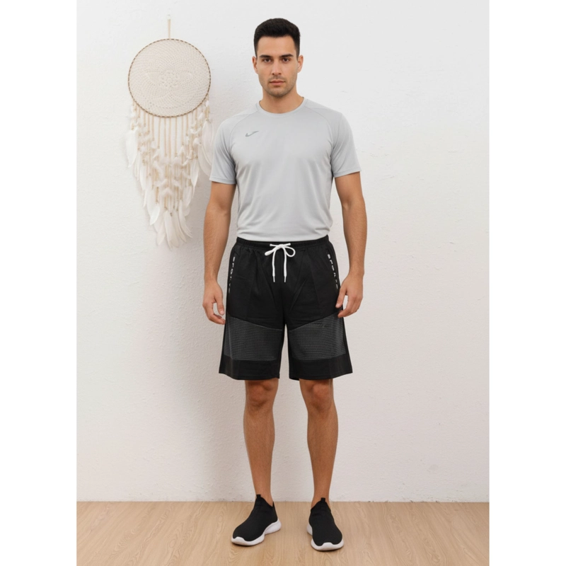PACK 2 SHORT BERMUDA DEPORTIVO LISO HOMBRE BOLSILLOS CIERRE A559 - 6