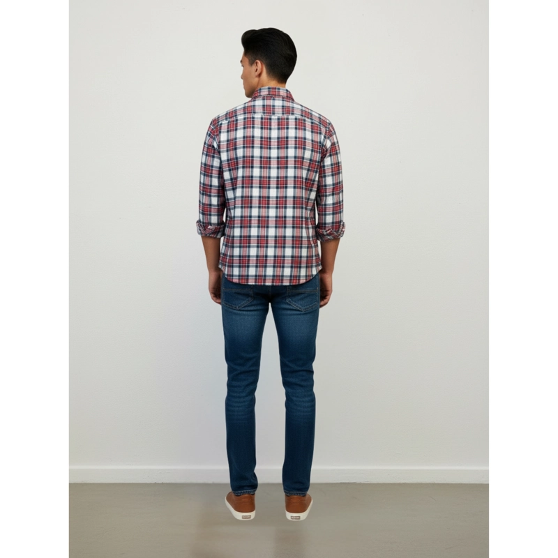 CAMISA LEÑADORA A CUADROS HOMBRE JUVENIL INVIERNO A1770 - 3
