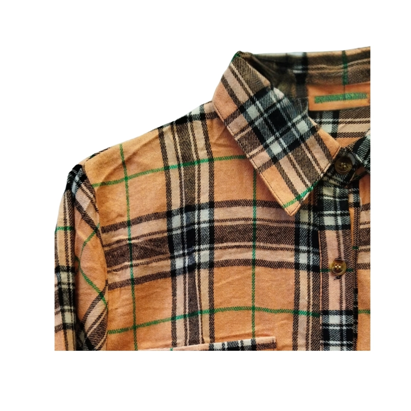 CAMISA LEÑADORA MUJER BLUSON MANGA LARGA GRUESA BOTONES A1653 - 4