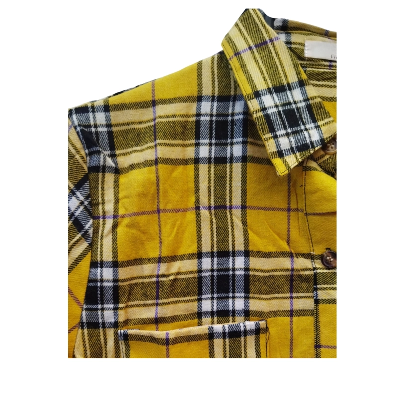 CAMISA LEÑADORA MUJER BLUSON MANGA LARGA GRUESA BOTONES A1653 - 4