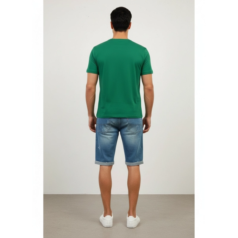 SHORT BERMUDA JEANS HOMBRE CASUAL URBANO TENDENCIA A2056 - 4