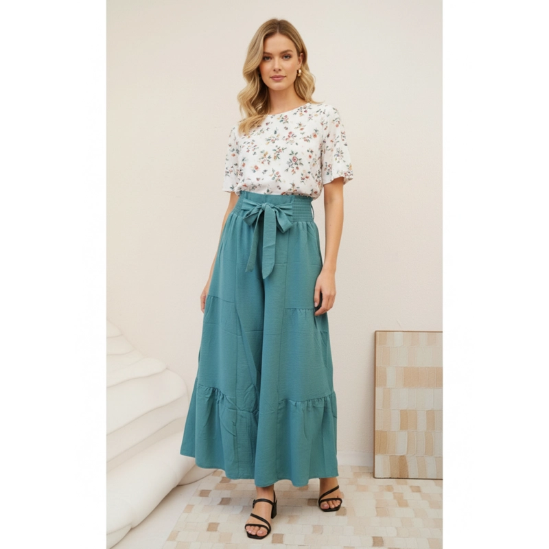 PANTALON PALAZZO MUJER LIVIANO PRIMAVERA VERANO 2606 - 1