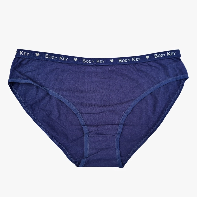 PACK 3 CALZON ALGODON TANGA BIKINI PRETINA MUJER LISO #4 - 2