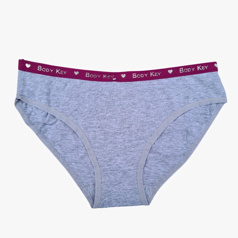PACK 3 CALZON ALGODON TANGA BIKINI PRETINA MUJER LISO #4 - 5