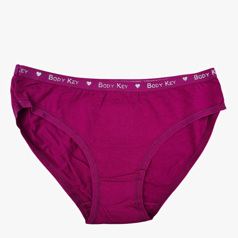PACK 3 CALZON ALGODON TANGA BIKINI PRETINA MUJER LISO #4 - 6