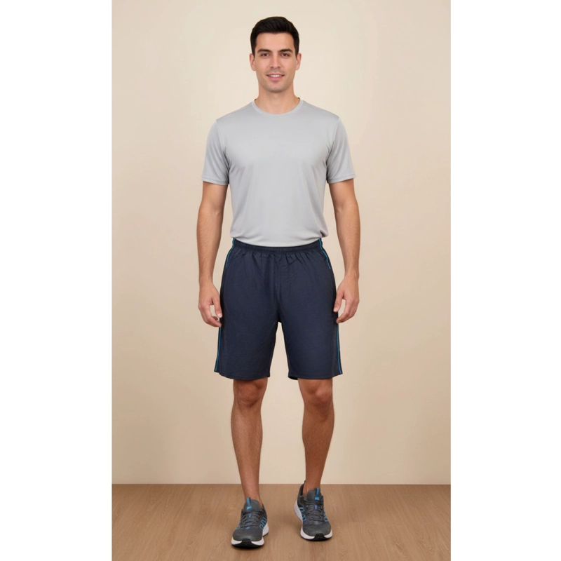 SHORT DEPORTIVO HOMBRE SECADO RAPIDO VERANO BOLSILLO CIERRE HY03 - 1