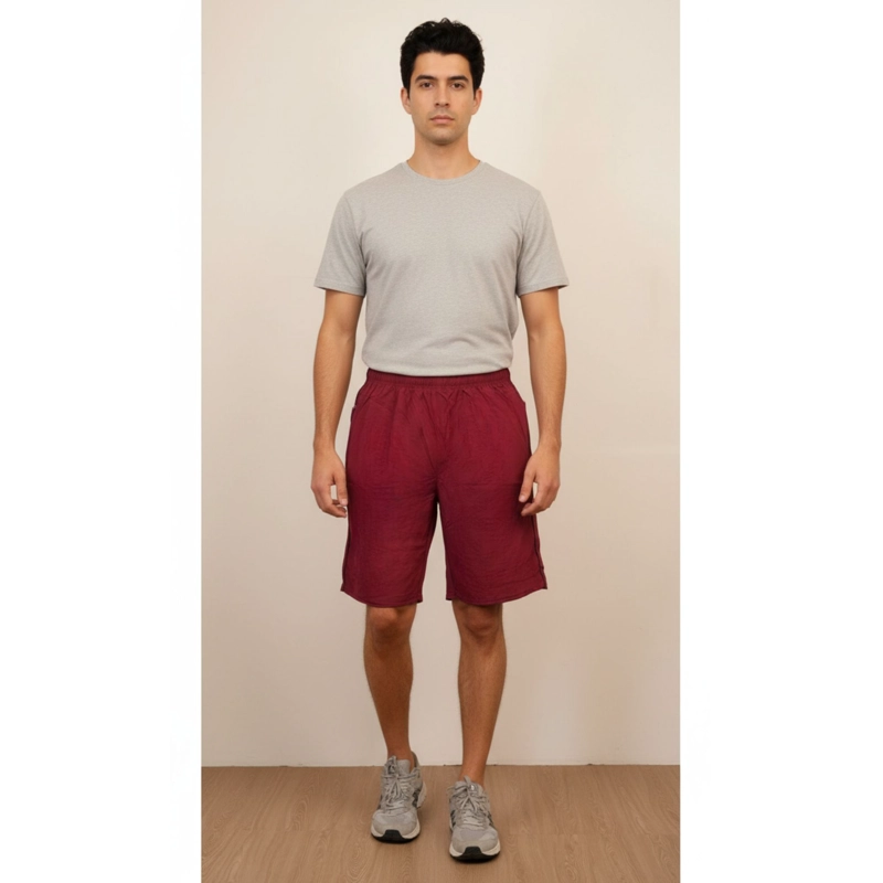 SHORT DEPORTIVO HOMBRE SECADO RAPIDO VERANO BOLSILLO CIERRE HY03 - 1