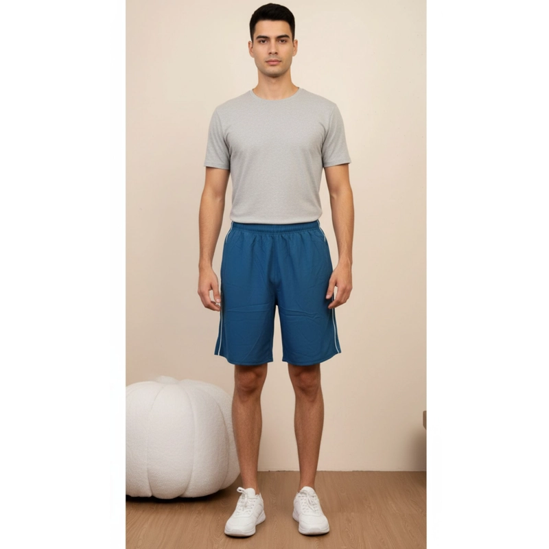 SHORT DEPORTIVO HOMBRE SECADO RAPIDO VERANO BOLSILLO CIERRE HY03 - 1