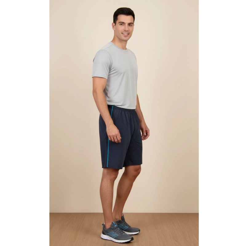 SHORT DEPORTIVO HOMBRE SECADO RAPIDO VERANO BOLSILLO CIERRE HY03 - 2