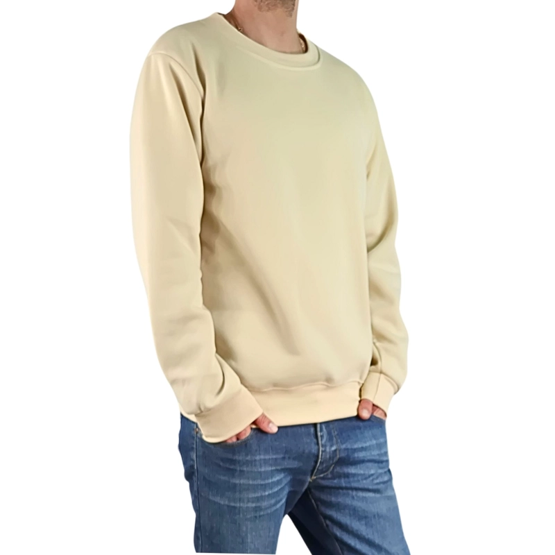 POLERON UNISEX CUELLO POLO INVIERNO FORRO POLAR COLORES Z106 - 1