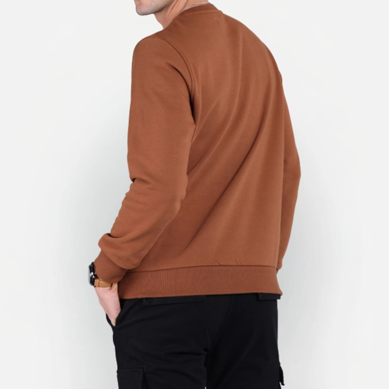 POLERON UNISEX CUELLO POLO INVIERNO FORRO POLAR COLORES Z106 - 2