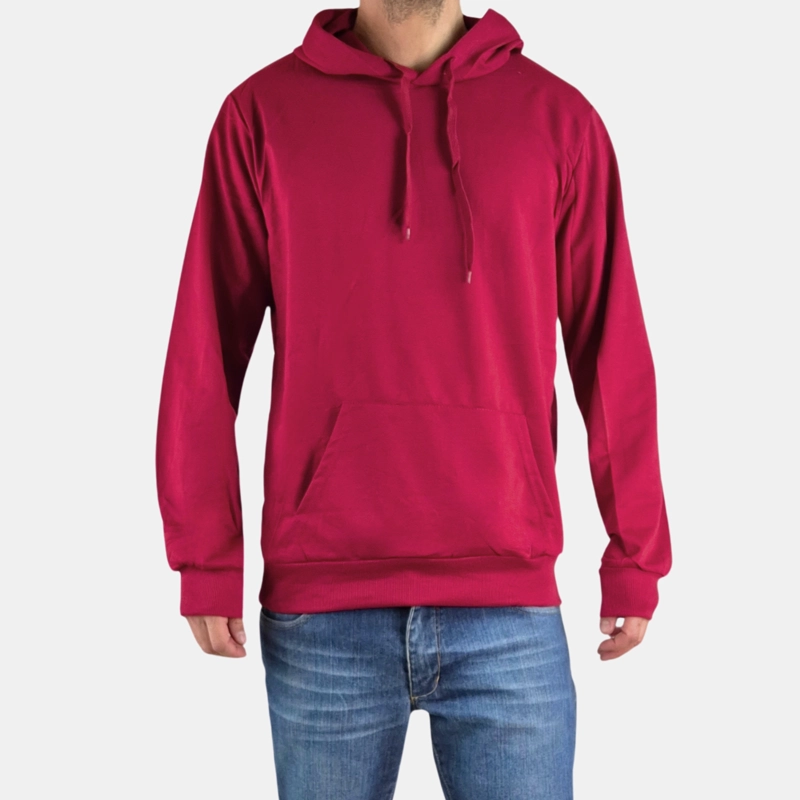 POLERON CANGURO HOMBRE FORRO INTERIOR POLAR CON GORRO Z105 - 3