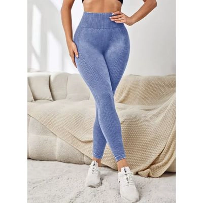 CALZA MUJER DEPORTIVA FITNESS GYM TIRO ALTO LEVANTA COLA 9002 - 4